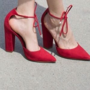 Steve Madden red high heels